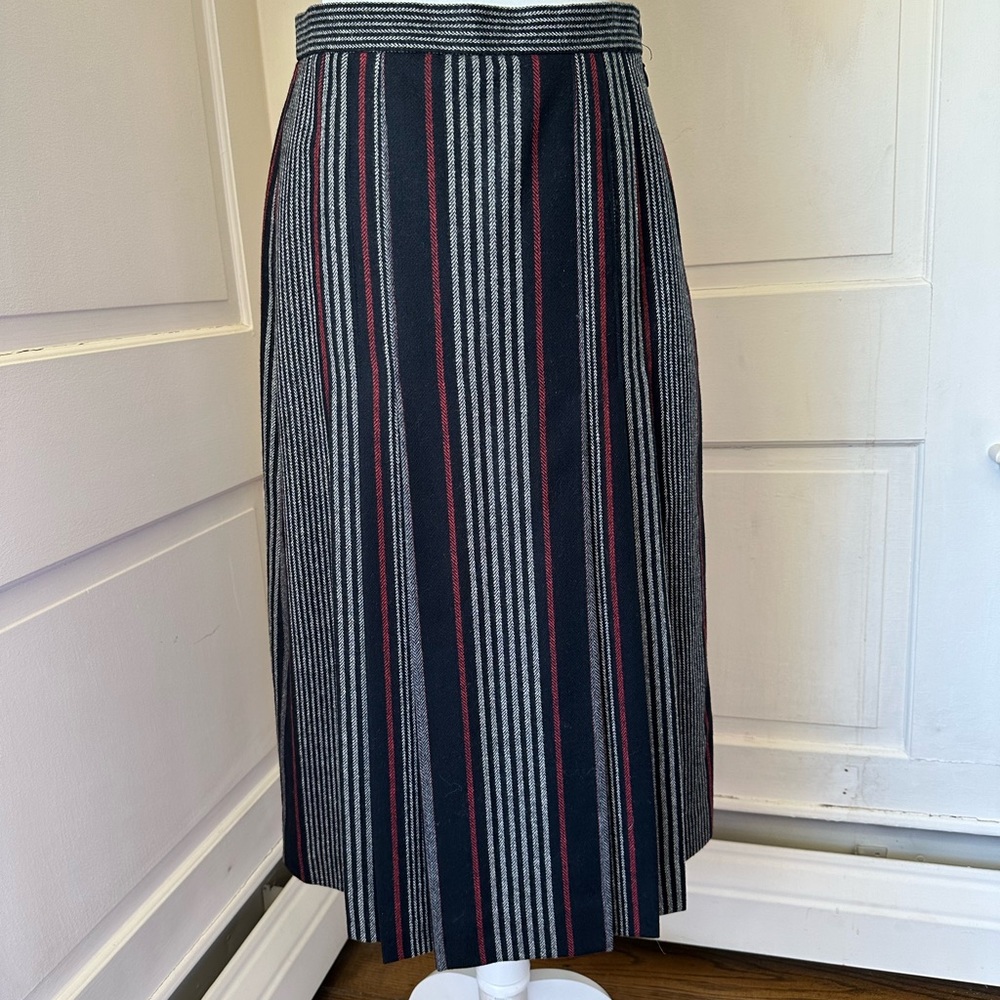 Vintage Gordon of Philadelphia Wool Midi Skirt